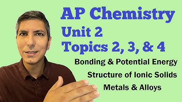 Energy, Ionic Solids, Metals, & Alloys - AP Chem Unit 2, Topics 2-4