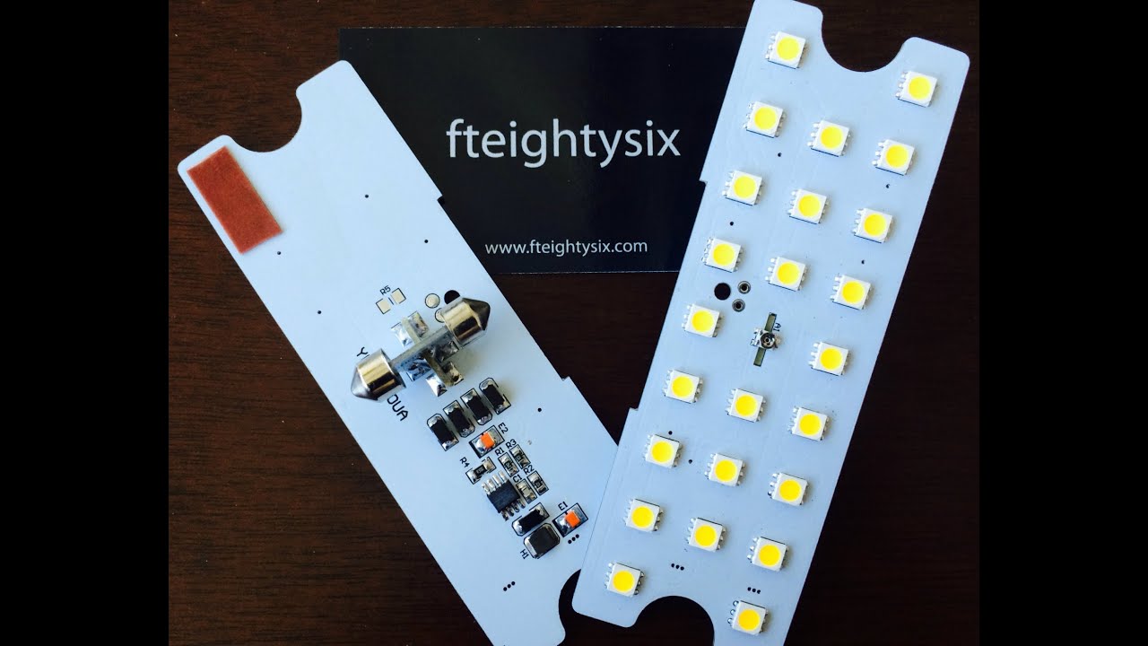 FRS dome light install DYI With Super B.A.D YouTube