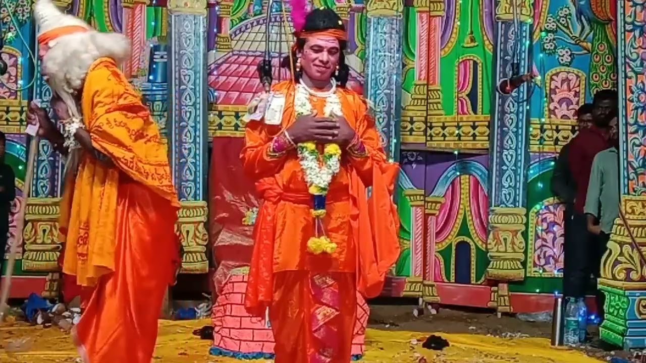 పావుగడ : తా: నాగలాపురం ప్రోగ్రాం: వీరబ్రహ్మేంద్ర స్వామి సమాధి సీను: సిద్దయ్య: హనుమంత రాయుడు