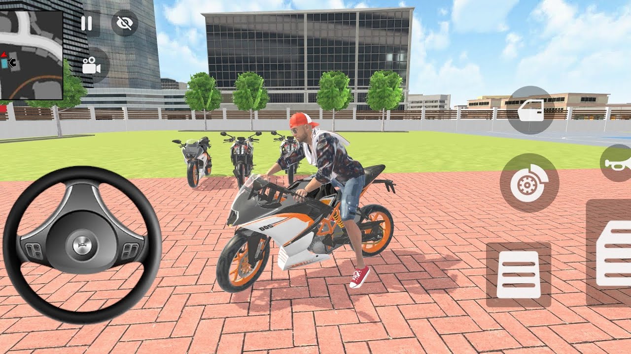 🎮 Franklin👑👑👑👑 order by 2️⃣ Duke and 2️⃣ KTM Super Bikes 🏍 in Indian🇮🇳 bike thief aura👑👑 simulator 🎮