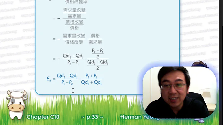 Herman Yeung - DSE Econ Market & Price 市场与价格 C11 - Elasticity of demand 需求弹性 - 天天要闻