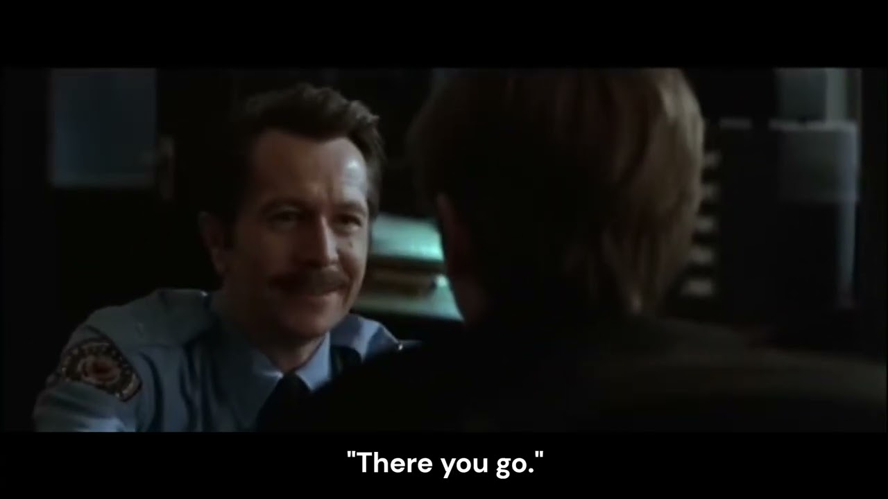 Jim Gordon puts coat around Bruce Wayne's Shoulders After His Parents' Murders (Batman Begins)