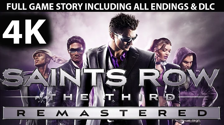 Saints Row 3 Remastered All Cutscenes Movie with ALL Endings & ALL DLCs (4K 60FPS)