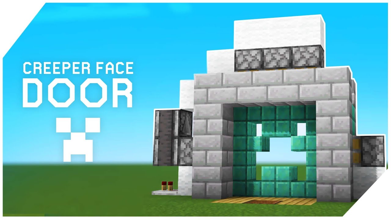 Cara Membuat Creeper Face Door Minecraft Tutorial Indonesia YouTube