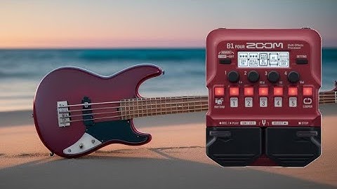 Bass Effects - B1 Four Zoom (like the B1X, G1 Four, G1X or A1 Four from Zoom for Guitars)