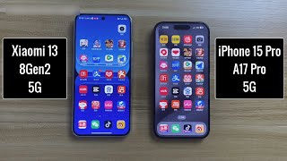 iPhone 15 Pro vs Xiaomi 13 | 5G Signal Network Speed Test