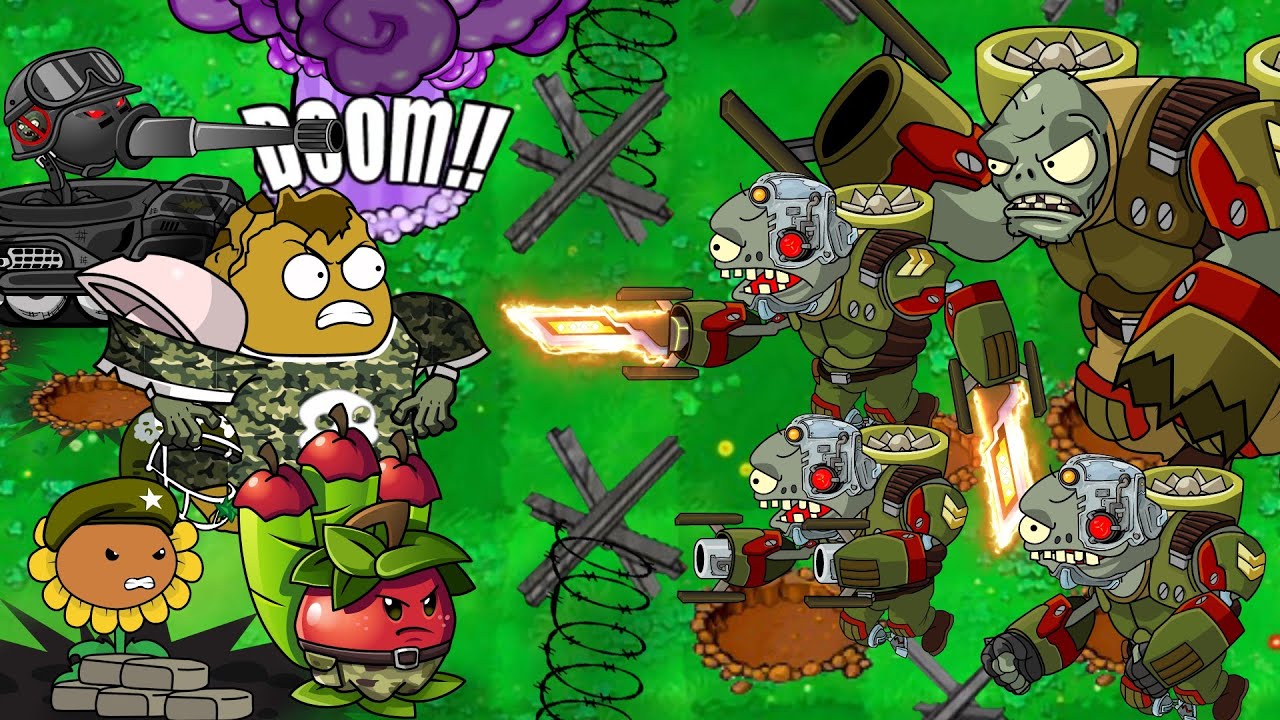 Plants vs Zombies Animation 2 Mega Morphosis All Plants vs All Zombies
