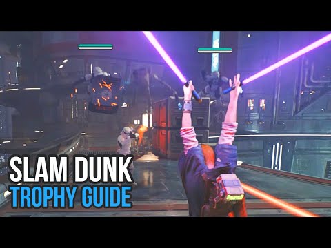 Star Wars Jedi: Survivor Slam 5 Enemies | Slam Dunk Trophy Guide