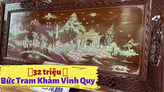 💰Giá Chỉ 32tr Bức Tranh vinh Vinh Quy Bái Tổ Khảm Ốc | Đồ Gỗ Thành Luân