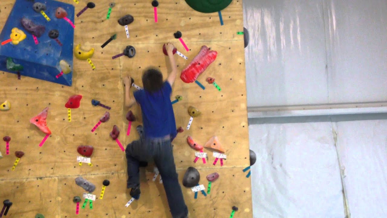 Sean climbs at Crimpers, in Christiansburg YouTube