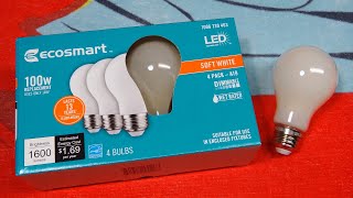 Ecosmart A19 14watt (100w) Soft White Filament LED Light Bulbs screenshot 3
