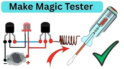 make magic tester wireless tester at homemade || DIY Magic Tester That Detects Electricity
