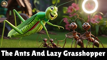 The Ants And The Lazy Grasshopper | A Moral story