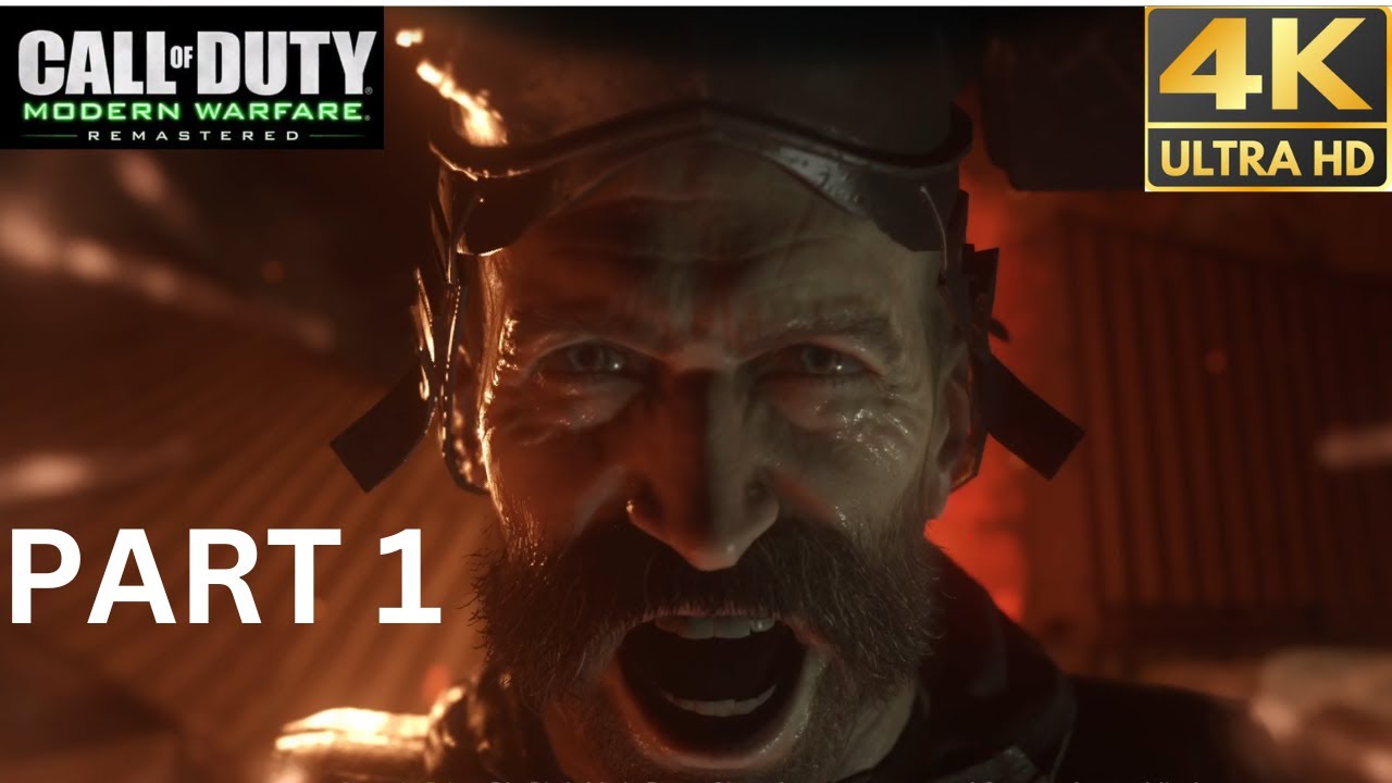 Call of Duty: Modern Warfare Remastered Part 1 | Cargo Ship Mission ...