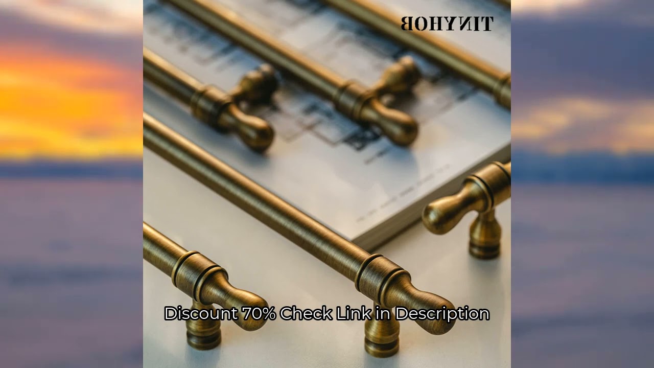 Antique Brass Cabinet Handles and Knobs Drawer Pulls Kitchen Cupboard Handles for Furniture Wardrobe