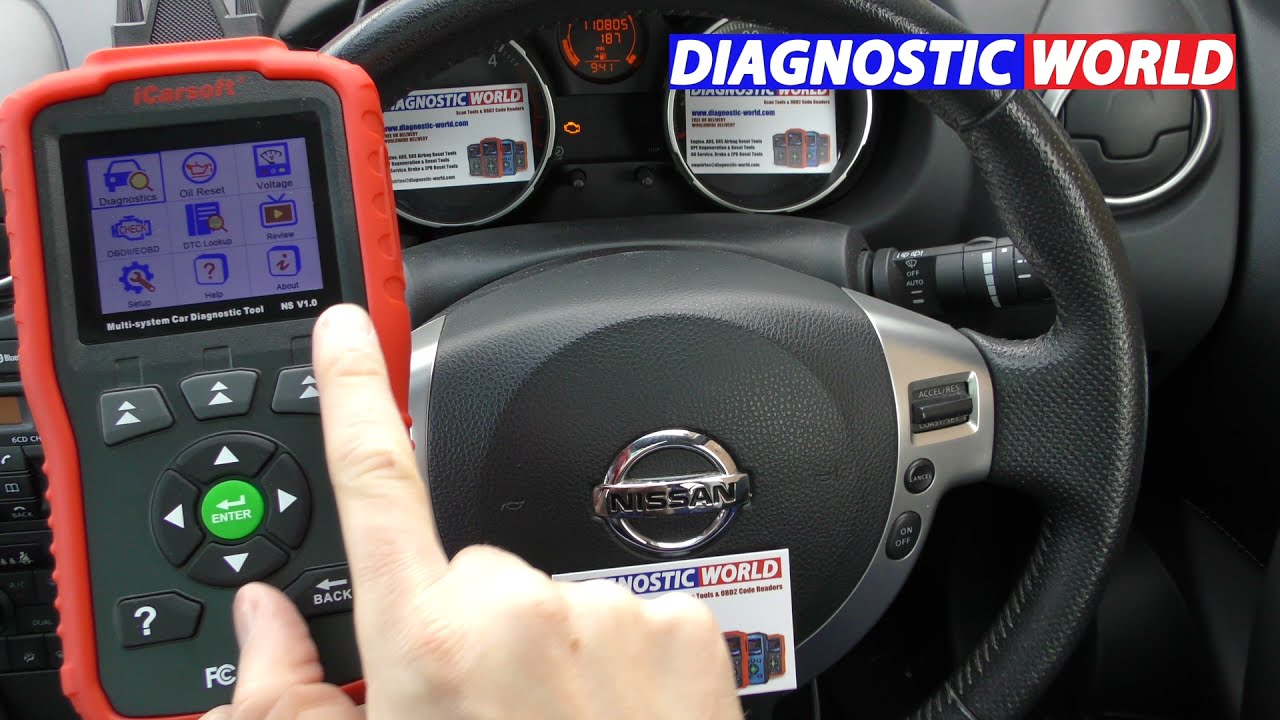 iCarsoft NS v1.0 Check Engine Light Diagnose Nissan & Subaru OBD2 Scan Tool Code Reader