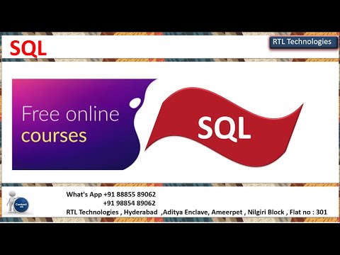 Oracle SQL Free Course | Online | Training | Real Time | Interview Questions | Placement
