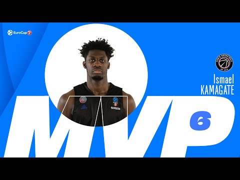 Ismael Kamagate Round 6 MVP 2022 23 7DAYS EuroCup Ismael Kamagate Round 6 MVP 2022 23 7DAYS EuroCup