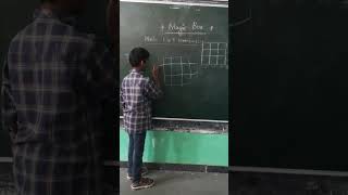 #puzzle |magic box|| write 1to 9 numbers | #maths tricks #magic box trick #by 5th class #5th maths