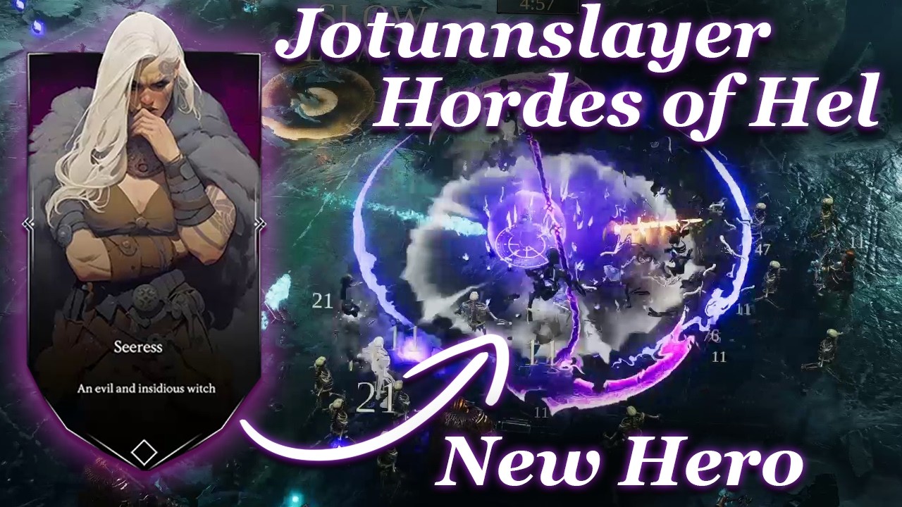 Evil & Insidious Witch! | Seeress Gameplay【 Jotunnslayer: Hordes of Hel 】