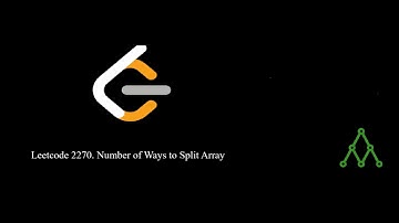 Leetcode 2270. Number of Ways to Split Array