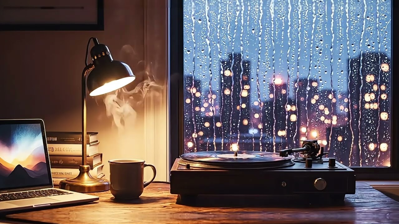 Lofi Beats to Study, Focus, and Relax – Cozy Rainy Window (2 Hour Mix)