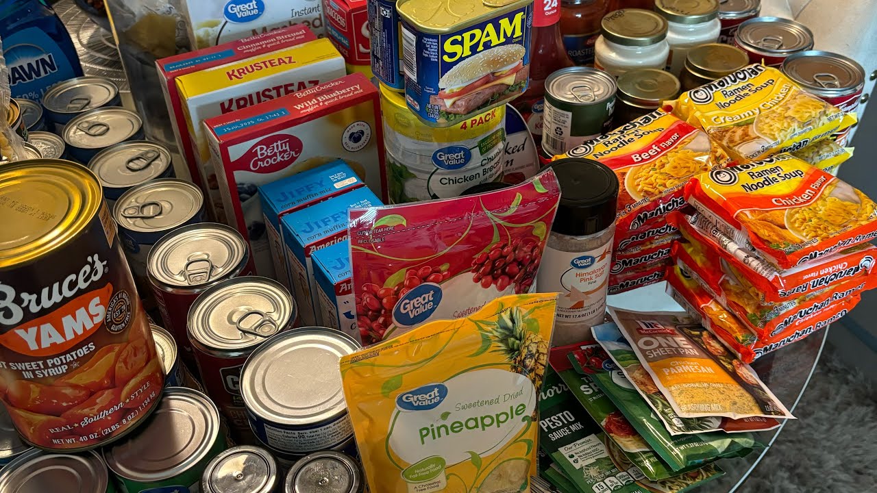 Видеообзор покупок в продовольственном банке