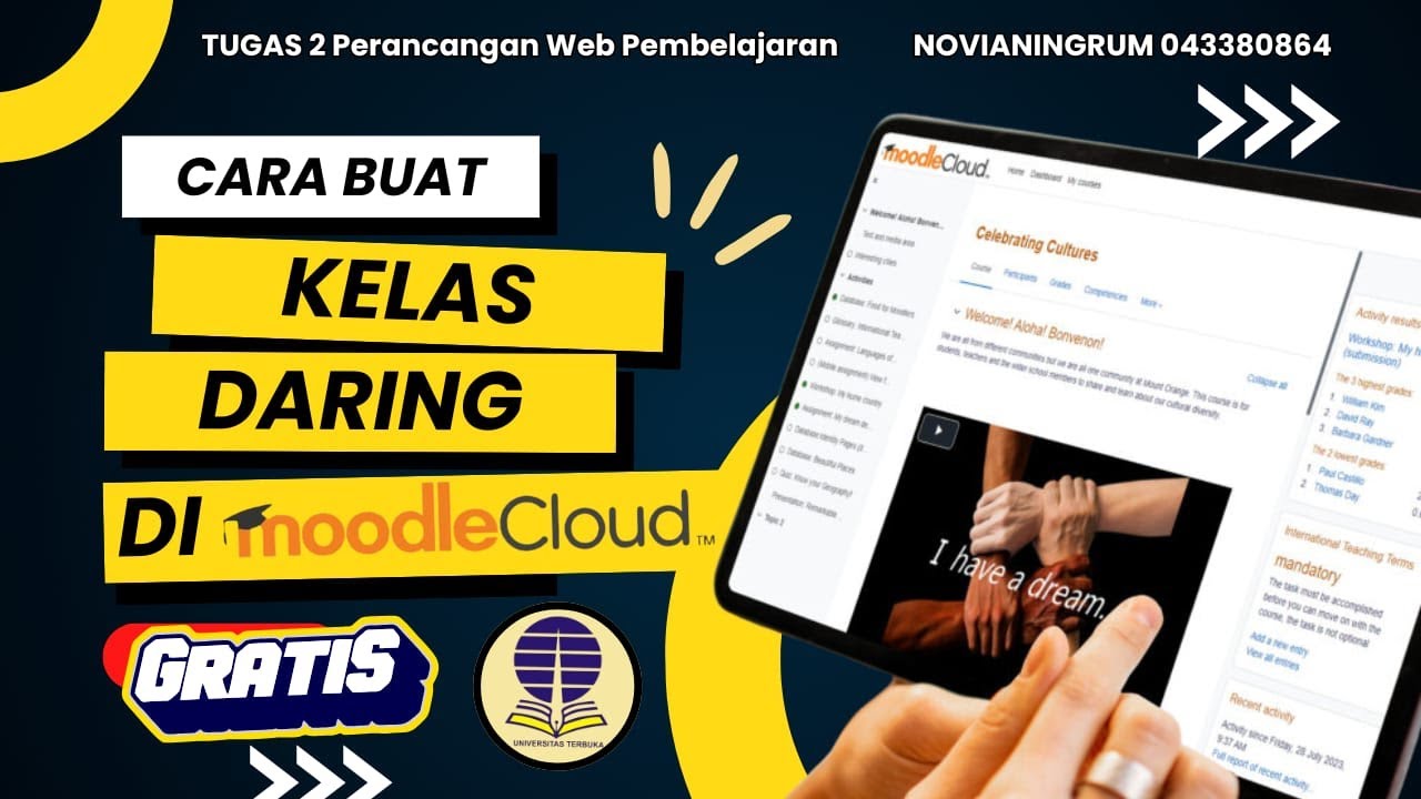 Bikin Kelas Online di Moodle Cloud? Gampang Banget! 😎
