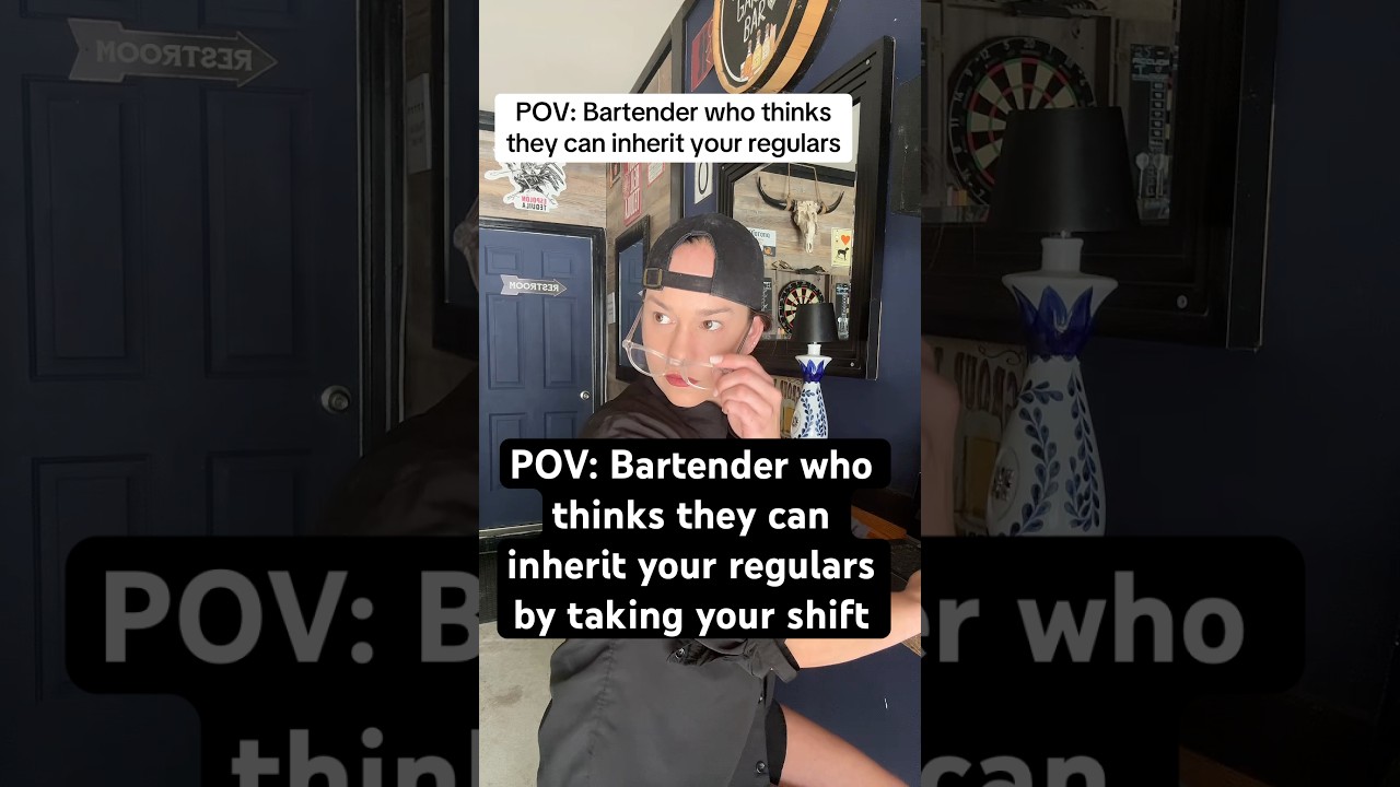 Bartender Thinks She Can Take My Shift and Make the Same Money 🤔 #bartender #restaurantdrama