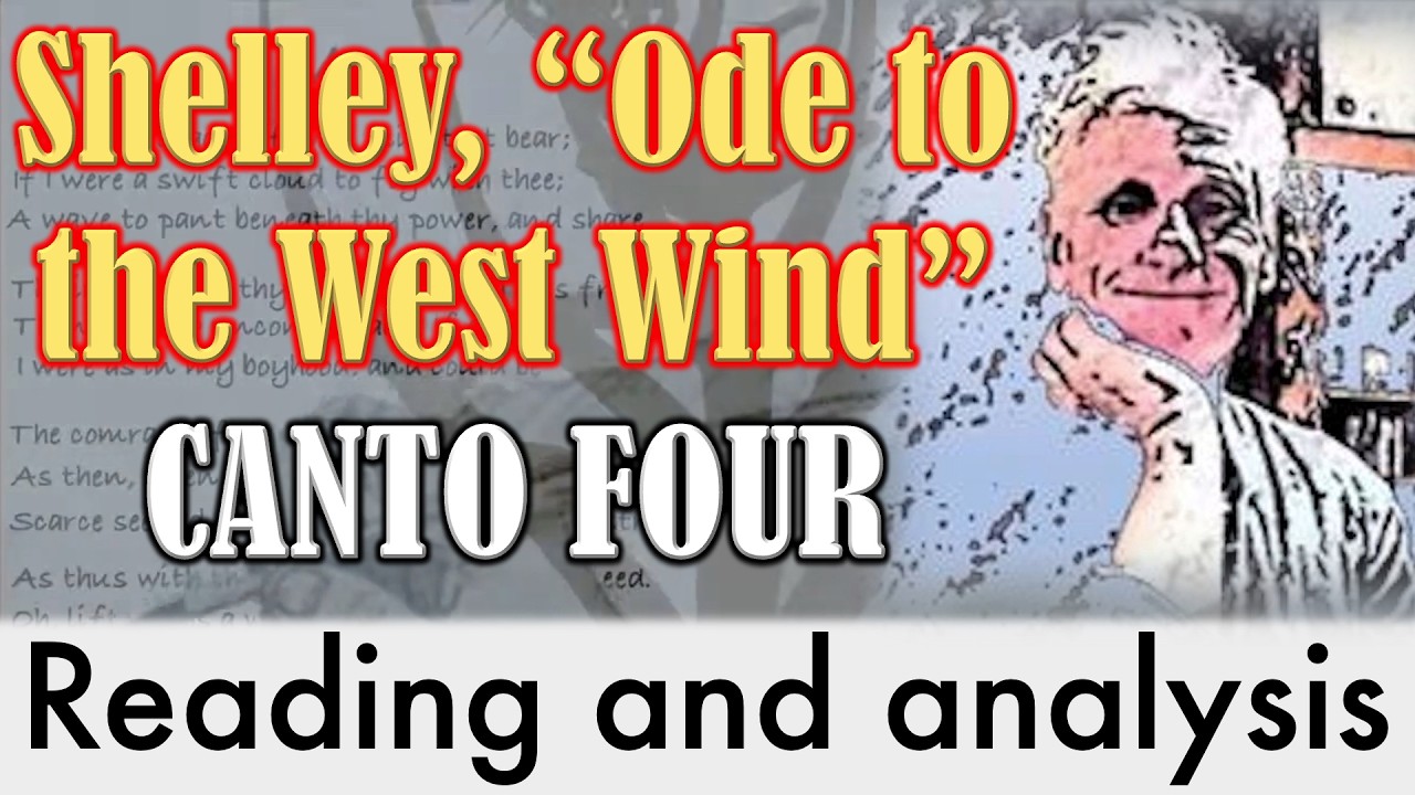 Shelley's "Ode to the West Wind" all about. Canto Four. Reading and analysis.