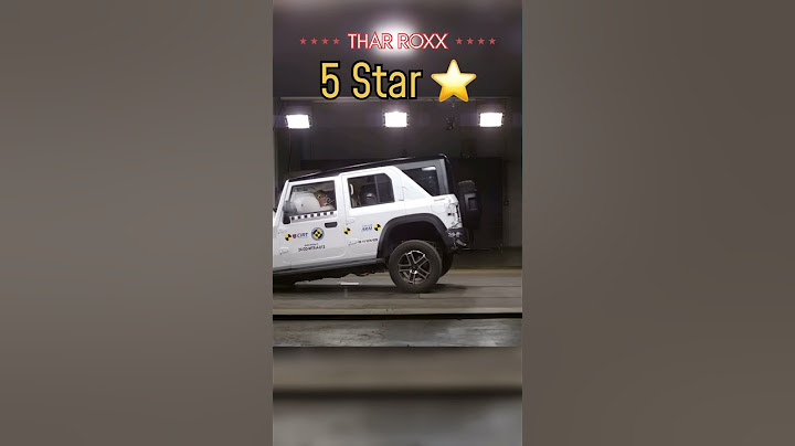 Mahindra Thar Roxx gets 5 Star Safety Rating #shorts #tharroxx #thar #tharlover