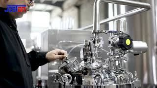 PLC AUTOMATIC PHARMACEUITICAL SOLUTION MIXING TANK WITH CIP/SIP SYSTEM