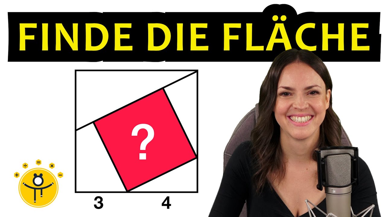 Das schräge Quadrat – Wie groß ist die Fläche?
