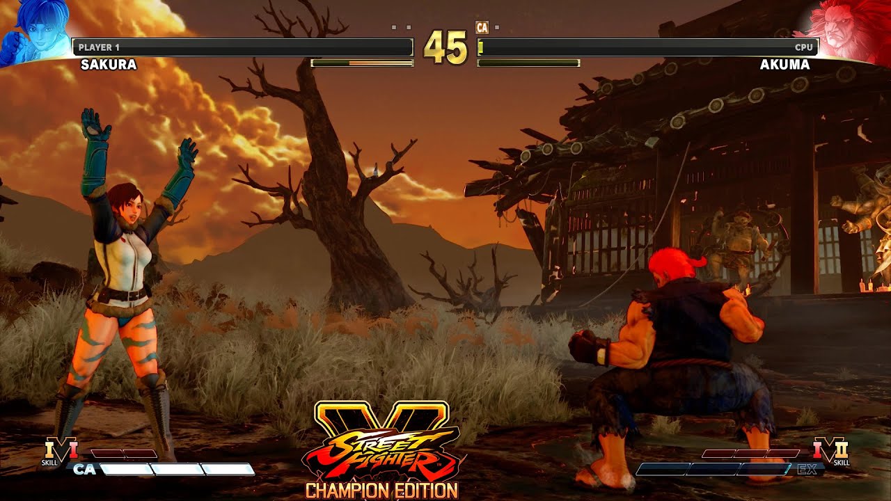 Street Fighter V: CE Sakura vs Akuma PC Mod