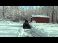 2015 Polaris Sportsman 850 SP Plowing Snow