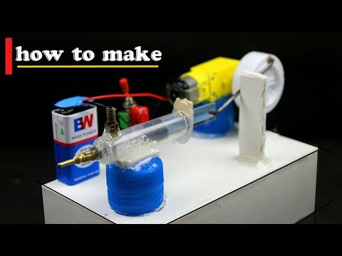 How To Make Air Compressor At Home - [ DIY ] - HOMEMADE