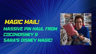 Magic Mail: Massive Pin Haul from Coco4Disney & Saras Disney Magic!
