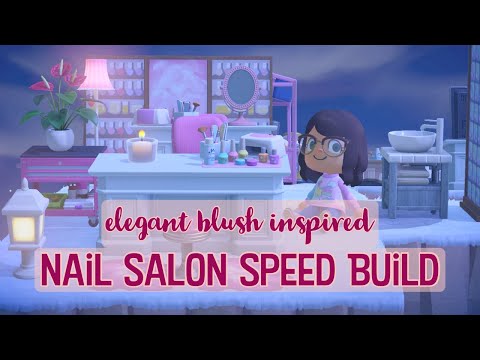 Nail Salon Speed Build | Animal Crossing New Horizons