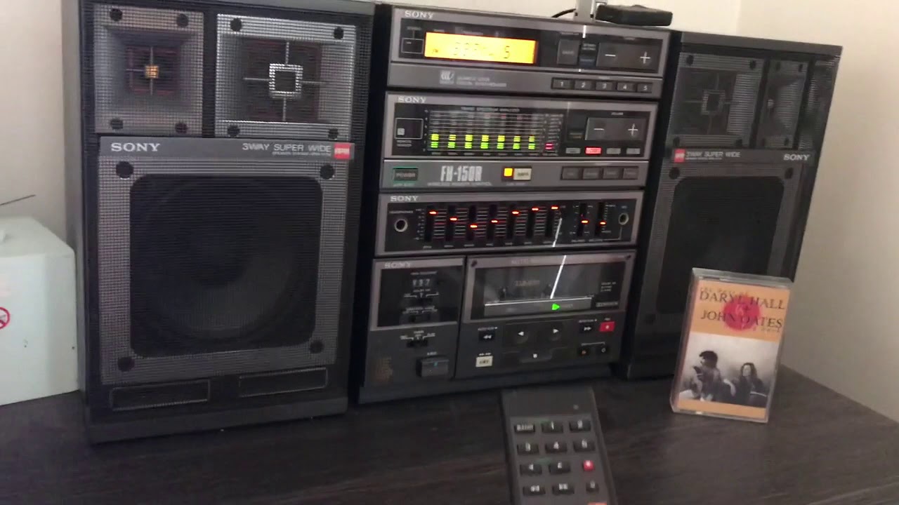 Chaîne Sony FH-150R Et Enceintes APM-177M - Vintage 1986 - Fonctionnel