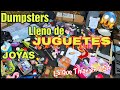 ♻️!!WOW!!😱DUMPSTERS LLENO DE JUGUETES Habian Muchas JOYAS/Dumpster Diving/Lo Que Tiran en USA