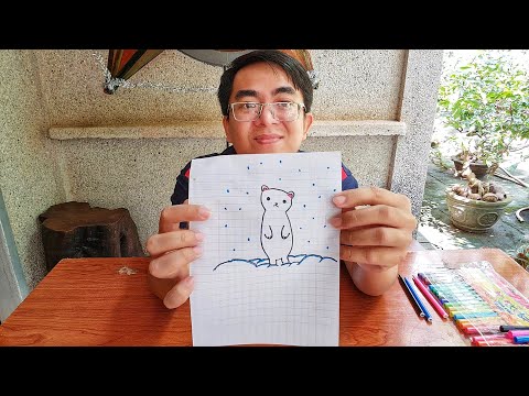 Video Thử vẽ chú gấu trắng bắc cực ???? Xí Muội XM - youtube