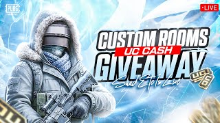 PUBG MOBILE LIVE CUSTOM ROOM & UC GIVEAWAYS | 10 ROYAL PASS GIVEAWAY - SAAD ETC screenshot 5