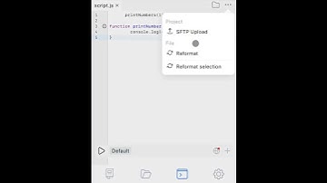 Quick code reformatting in CodeSnack IDE