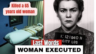  Barbara Graham Execution + Last Words and last meal | California death row inmate 