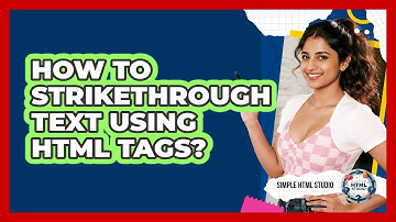 How To Strikethrough Text Using HTML Tags?