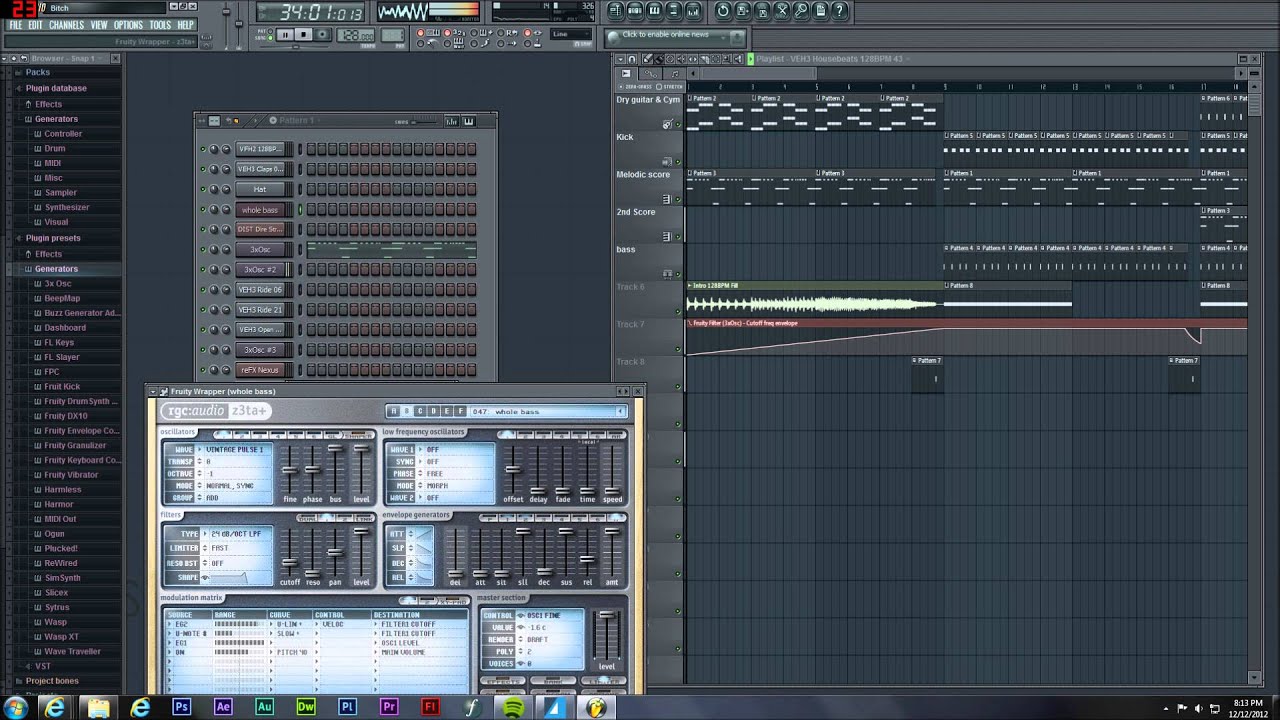 House music made in FL Studio 10 YouTube