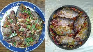 طريقة عمل السمك البلطى*صينية الست المستعجلة *خلال 20دقيقة يكون غداكى جاهز | مطبخ ام يوسف الحليسى