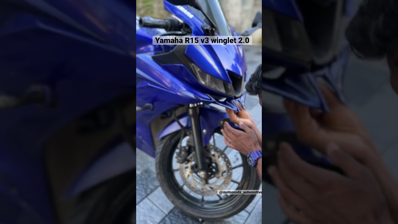 Yamaha R15v3 winglet 2.0 