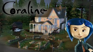 CORALINE THE PINK PALACE SPEEDBUILD - The Sims 4
