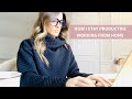 How I Stay Productive Working from Home!  | Daily Vlog | MB Mannino